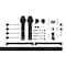 National Hardware National Hardware Designer 72 in. L Matte Black Steel Barn Door Hanger Kit 1 pc N700-005 - alternate 2